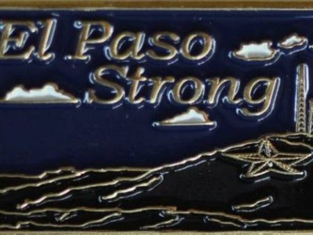 El Paso Strong Pin – Die-Struck Soft Enamel 1.25 inches Fashion