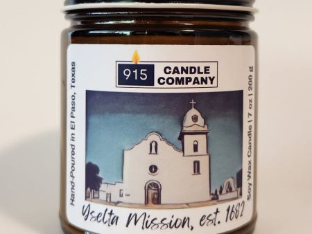 Ysleta Mission Gift Shop Candle - Signature Scent, Hand-Poured, 7 oz on Sale