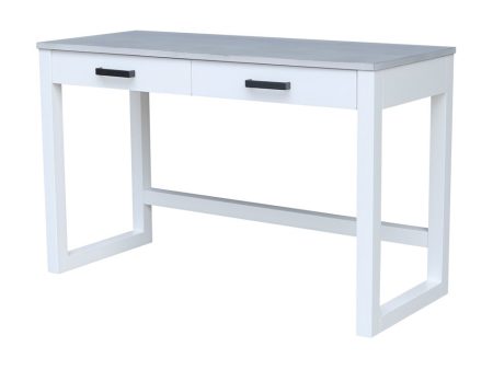 Hampton Collection - Carson Desk in Chalk and White Sale