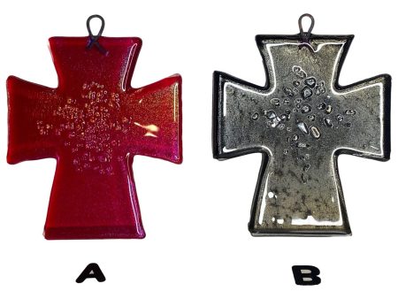 Cross Stained Glass Handcrafted Fashion