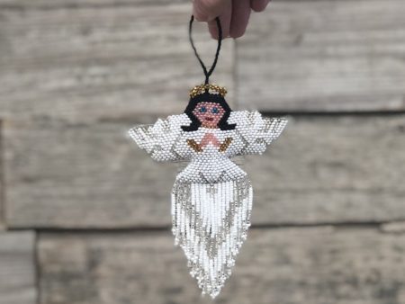 Beaded Angel Ornament - Large Online now