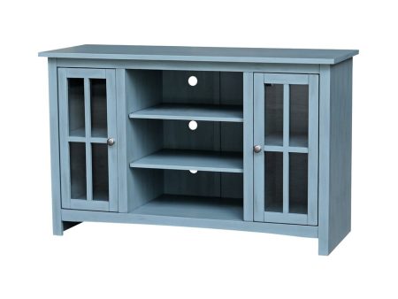 Destinations Collection - 48   TV Stand in Ocean Blue on Sale