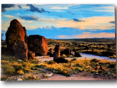 City of Rocks Campground Evening Photo Print – Scenic Landscape, Matted & Ready to Frame Online now