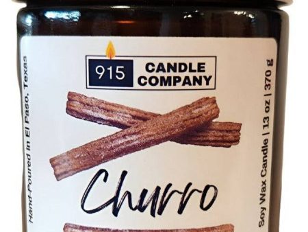 Churro Scented Soy Candle - El Paso Inspired, Hand-Poured, Small Batch Discount