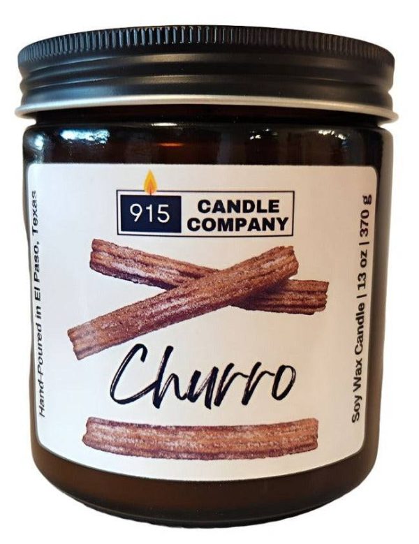 Churro Scented Soy Candle - El Paso Inspired, Hand-Poured, Small Batch Discount