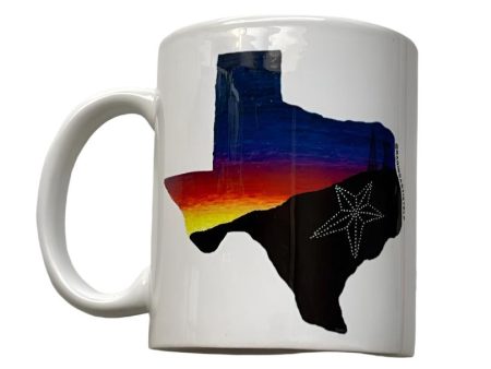 El Paso Texas Sunset Ceramic Mug – 11oz Standard Souvenir Mug on Sale