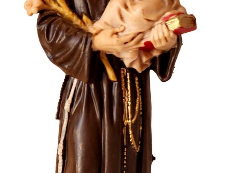 Saint Anthony Statue Italy Pasquini– Hand-Painted Religious Figure 6.5  x 2  Discount