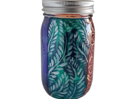 Mason Jar Medium Cactus Flower Desert Motif Discount