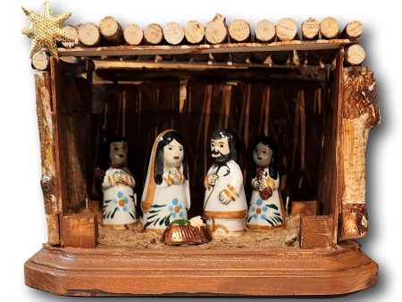 Rustic Handcrafted Nativity Scene – Timeless Christmas Style, Local Pick-Up Only Supply