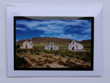 Mission Trail 5x7 Note Card with Envelope, Heavyweight White Paper Online now