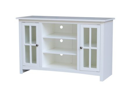 Destinations Collection - 48   TV Stand Pure White For Sale