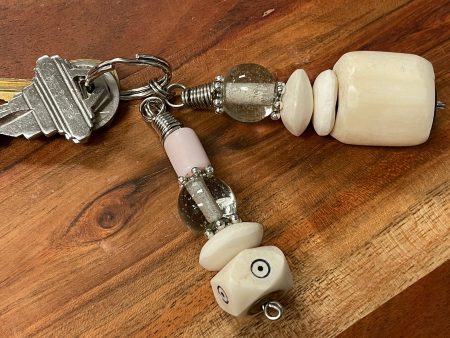 Keychain - white bone For Cheap