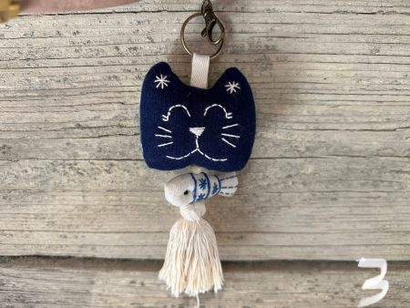 Embroidered Cat & fish Online Sale