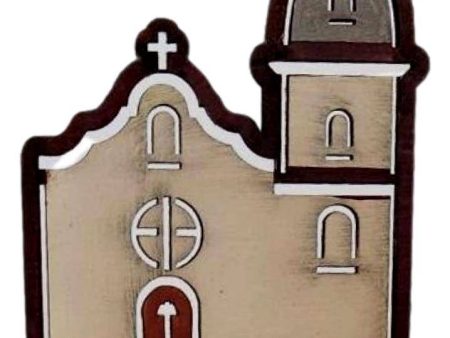 Standing Ysleta Mission Souvenir – Lasered Details, 5 Inches Online now