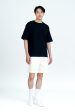 (B) Classic Relaxed-Fit Crew Neck Tee - Black Cheap