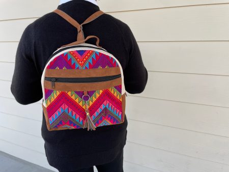 Backpack - White w  Colorful MED Supply