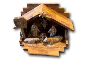 Handcrafted Nativity Scene – Classic Holiday Ornament, Local Pick-Up Only Online now